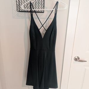 Lulu's Deep Green Dress